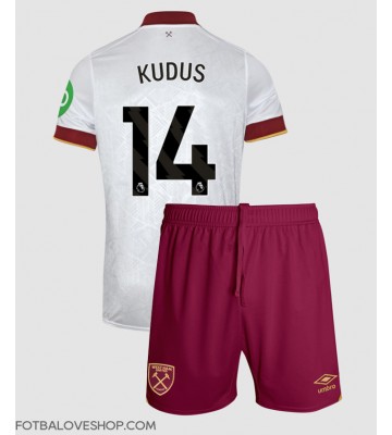 West Ham United Mohammed Kudus #14 Dětské Alternativní Dres 2024-25 Krátký Rukáv (+ trenýrky)